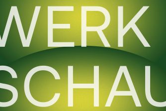 Werkschau Header mit Text