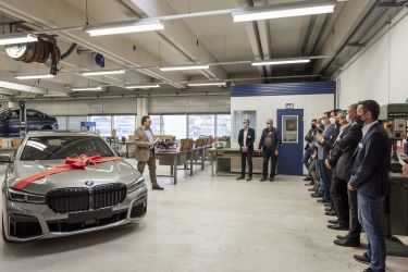 Übergabe BMW 760li xDrive