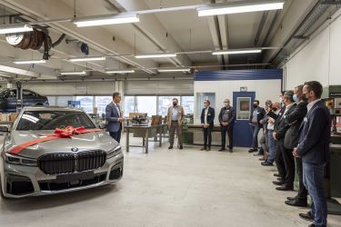 Übergabe BMW 760li xDrive